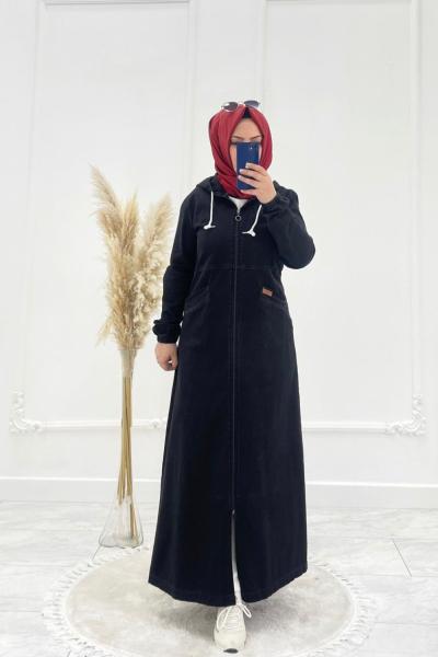 Ece Tesettür Kap Siyah