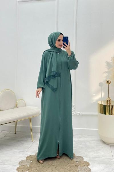 Namaz Elbisesi Mint Yeşili