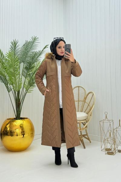 Nefes Kapitone Tesettür Kap