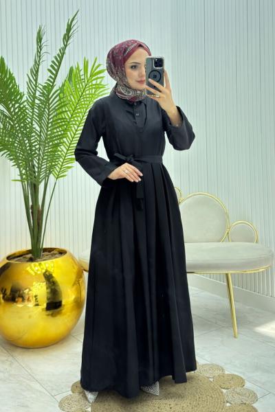 Mehtap Tesettür Jile Siyah