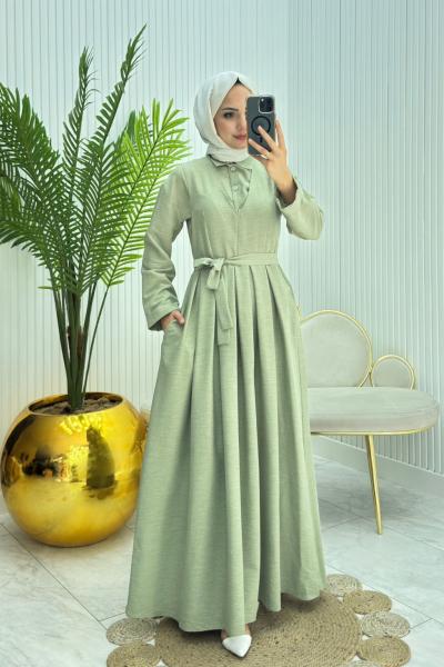Mehtap Tesettür Jile Yeşil