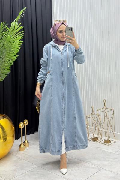 Nergiz Kot Kap Açık Mavi